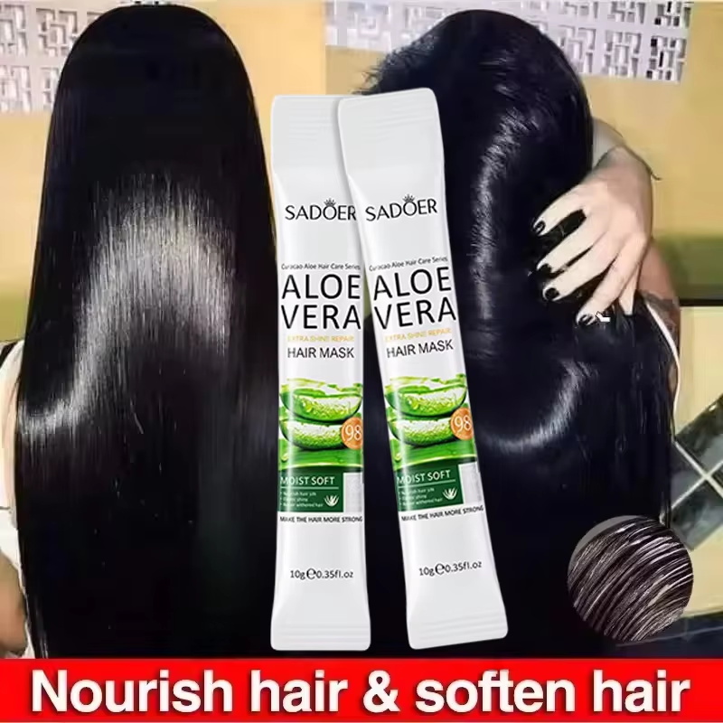 Hair Care With Aloe Vera - 5 secondi Riparazione veloce Nutrire i