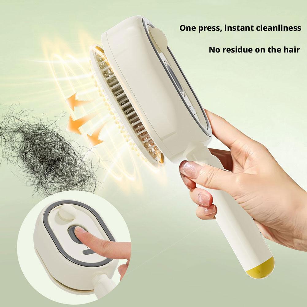 Hair Care Essential Oil Atomizing - Pettine Elettrico Massaggiante con Spray e