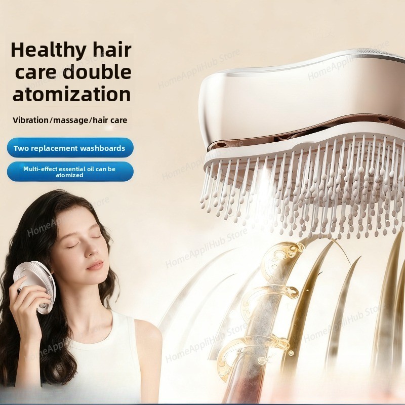 Hair Care Essential Oil Atomizing - Pettine per massaggio Massaggiatore spray elettrico