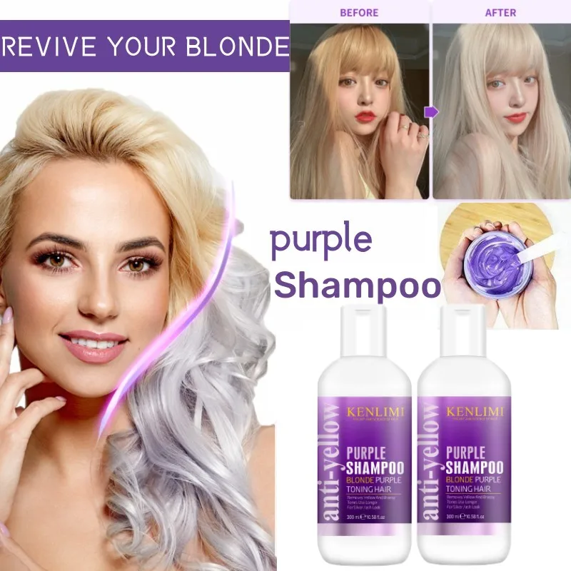 Purple Toning Shampoo - Shampoo viola Biondo Platino Candeggiato Grigio