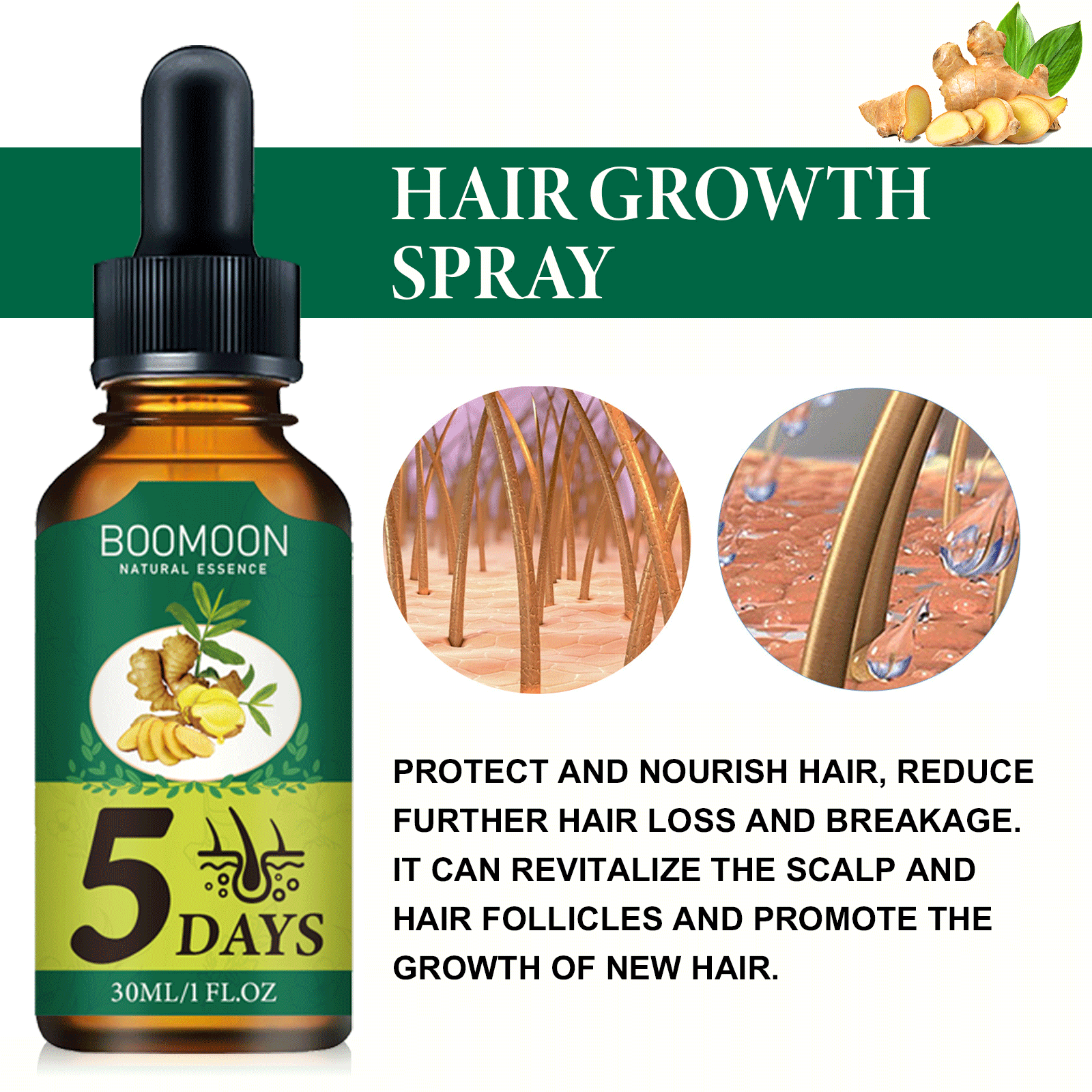 Olio essenziale per la crescit - Hair Care Essential Oil Atomizing recensione e prezzo