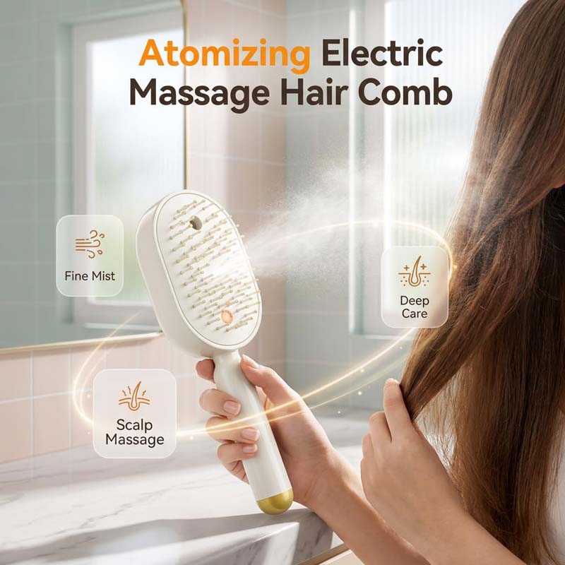 Pettine Massaggiante Elettrico - Hair Care Essential Oil Atomizing recensione e prezzo