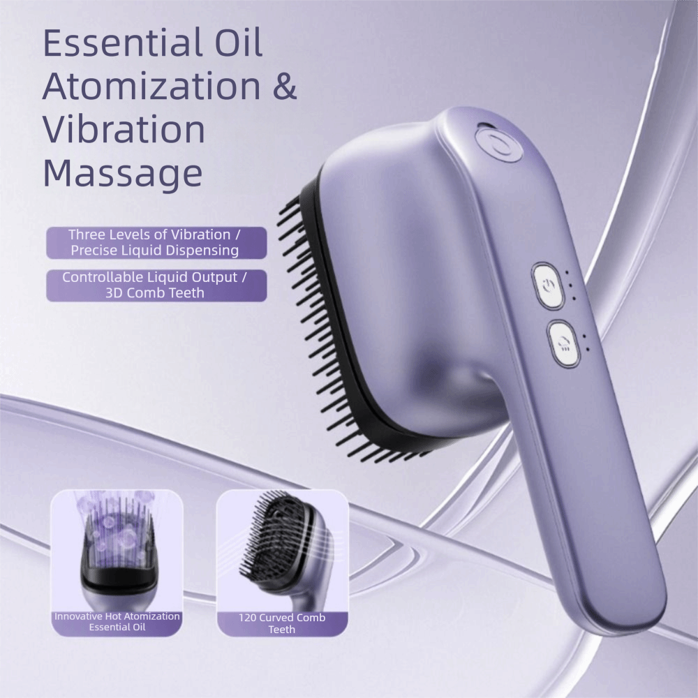 Pettine Massaggiante Elettrico - Hair Care Essential Oil Atomizing recensione e prezzo
