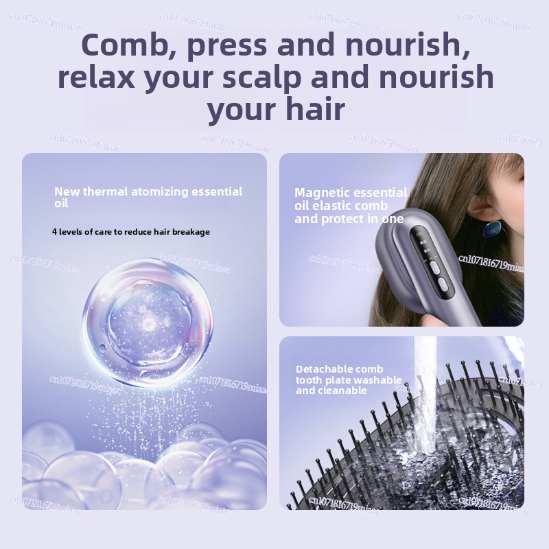 Pettine Elettrico per Massaggi - Hair Care Essential Oil Atomizing recensione e prezzo