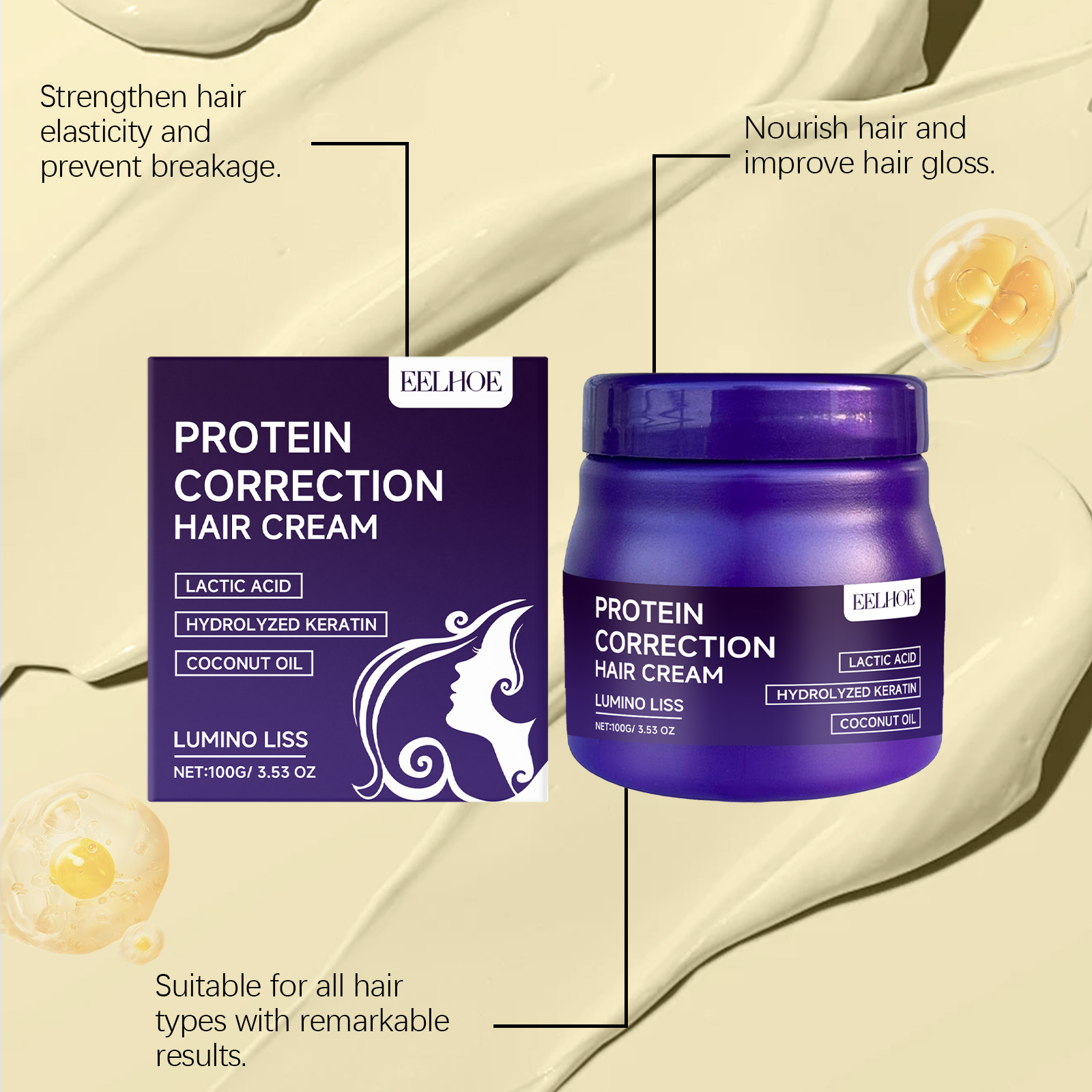 Crema Lisciante per Capelli a  - Hair Care Dupes recensione e prezzo